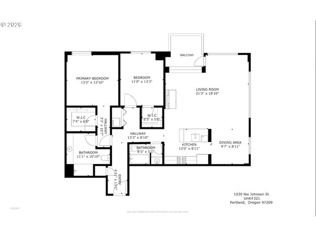 1030 Nw JOHNSON St 321, Portland, OR 97209