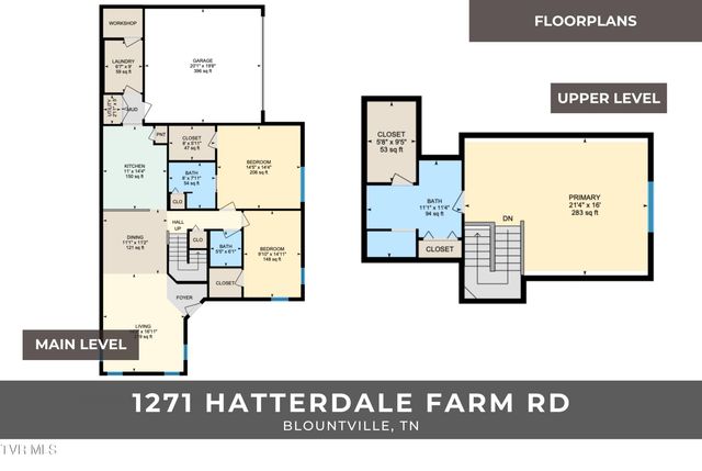 1271 Hatterdale Farm Road, Blountville, TN 37617