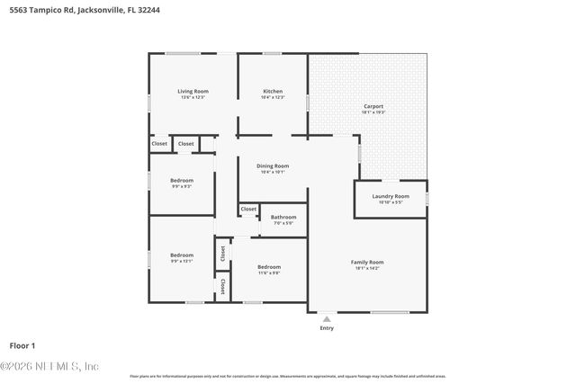 5563 TAMPICO Road, Jacksonville, FL 32244