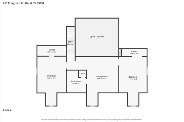 613 Evergreen Drive, Hurst, TX 76054