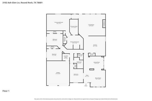3102 Ash Glen LN, Round Rock, TX 78681