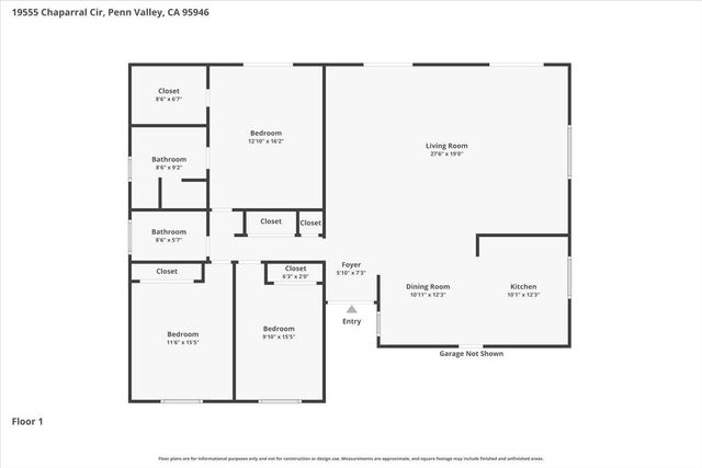 19555 Chaparral Cir, Penn Valley, CA 95946
