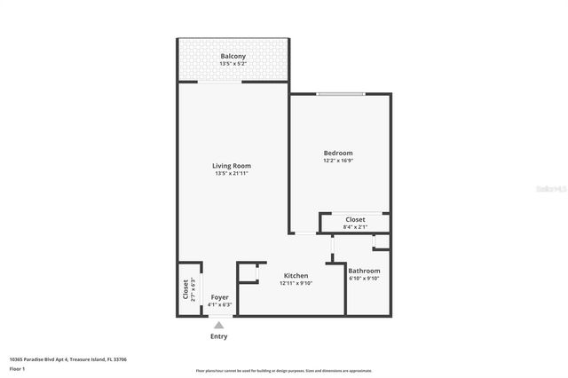 10365 PARADISE BOULEVARD 4, Treasure Island, FL 33706