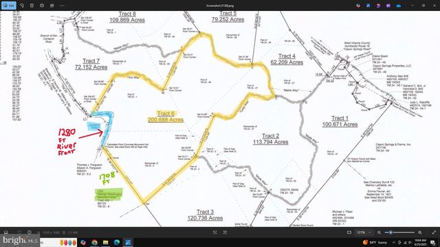 200 AC ON CACAPON RIVER & GW NATIONAL FOREST, Yellow Spring, WV 26865