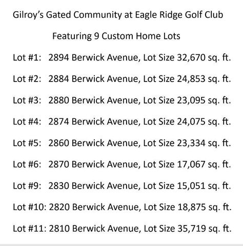 2874 Berwick Avenue, Gilroy, CA 95020