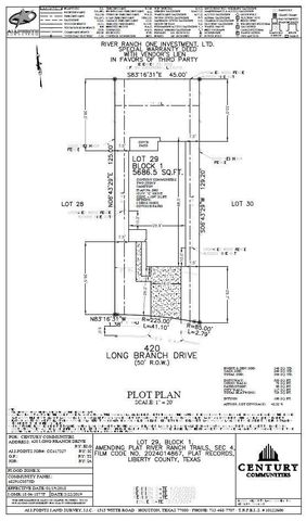 420 Long Branch Drive, Dayton, TX 77535