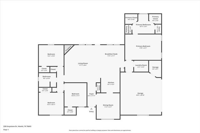 228 Greystone Drive, Hewitt, TX 76643