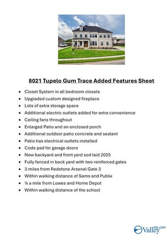 8021 SW Tupelo Gum Trace, Huntsville, AL 35802