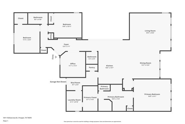 1011 Yellowcress Drive, Prosper, TX 75078