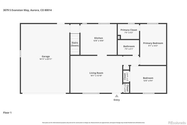 3079 S Evanston Way, Aurora, CO 80014