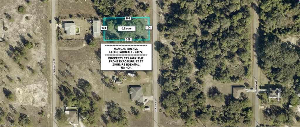 1509 Canton AVE, LEHIGH ACRES, FL 33972 — exterior