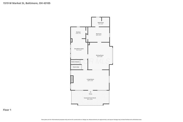 1519 W Market Street, Baltimore, OH 43105