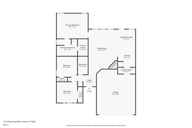 1112 Whispering Meadows, Crowley, TX 76036