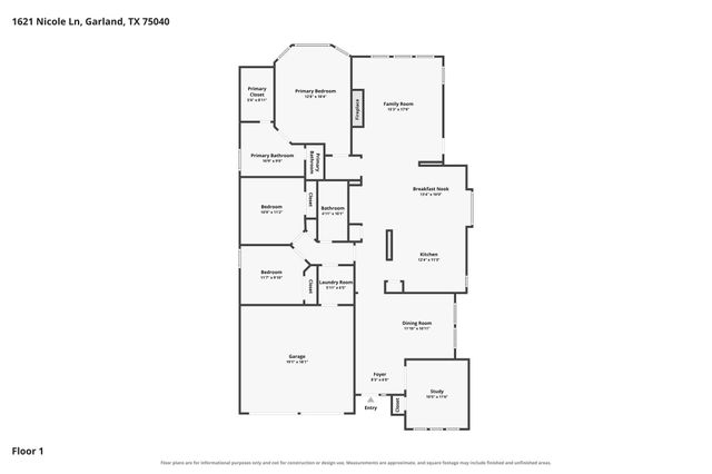 1621 Nicole Lane, Garland, TX 75040