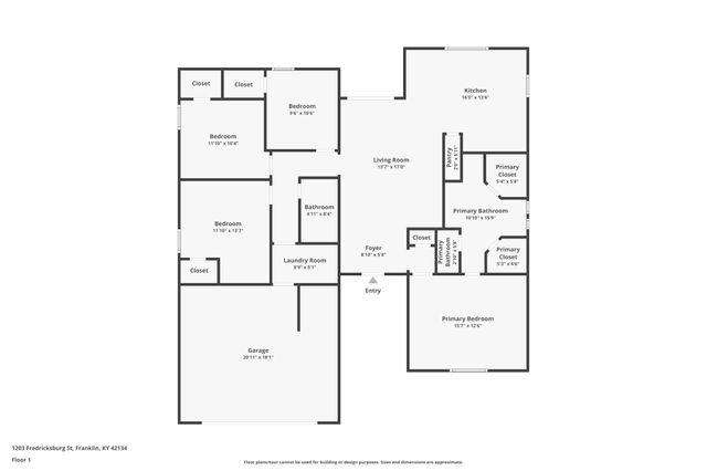 1203 Fredricksburg St, Franklin, KY 42134