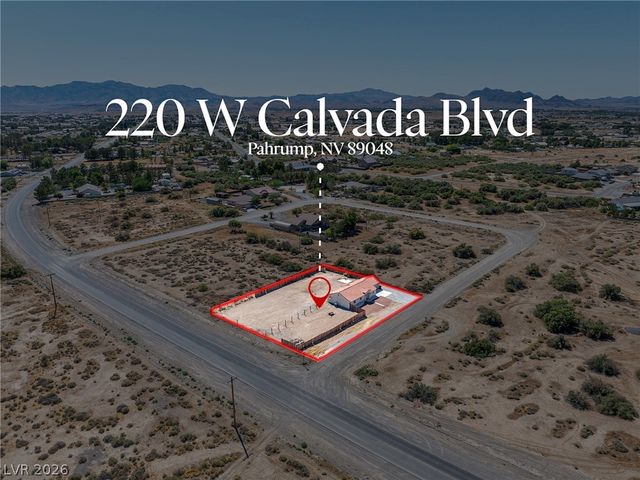 220 West Calvada Boulevard, Pahrump, NV 89048