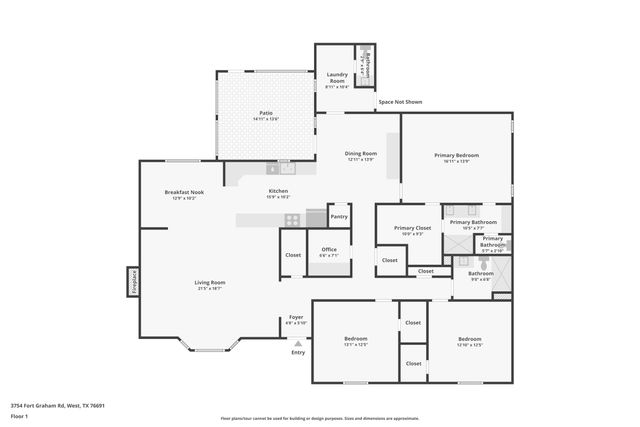 3754 Ft Graham Road, West, TX 76691