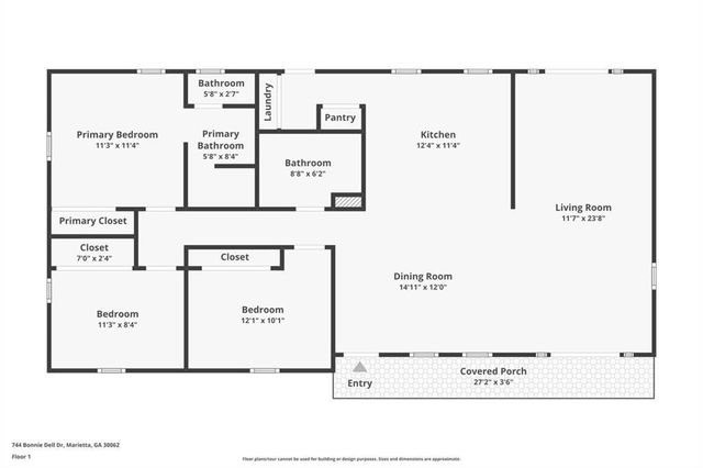 744 Bonnie Dell Drive, Marietta, GA 30062