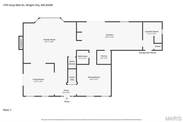 1791 Gray Mist Drive, Wright City, MO 63390