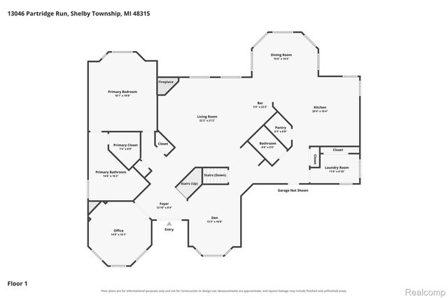 13046 Partridge Run, Shelby Charter Township, MI 48315