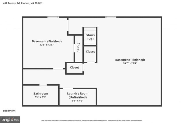 407 FREEZE RD, Linden, VA 22642
