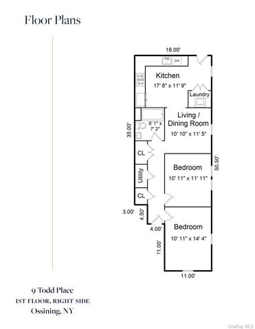 9 Todd Place 1st FL- Right Side, Ossining, NY 10562