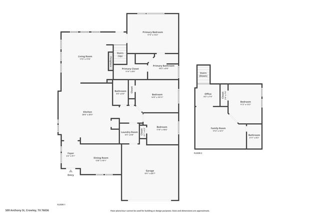 509 Anthony Street, Crowley, TX 76036