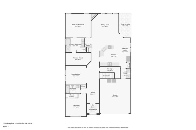 1332 Foxglove Lane, Burleson, TX 76028