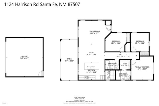 1124 Harrison Road, Santa Fe, NM 87507