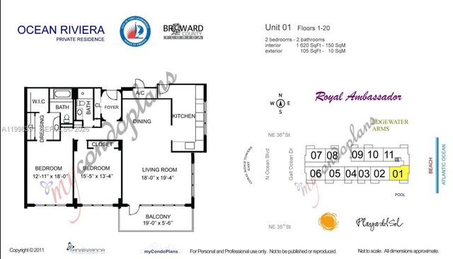 3550 NE Galt Ocean Dr 501, Fort Lauderdale, FL 33308