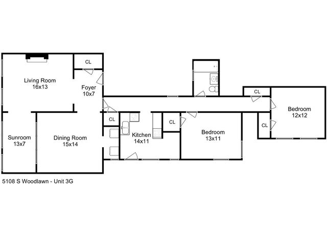 5108 S Woodlawn Avenue 3G, Chicago, IL 60615