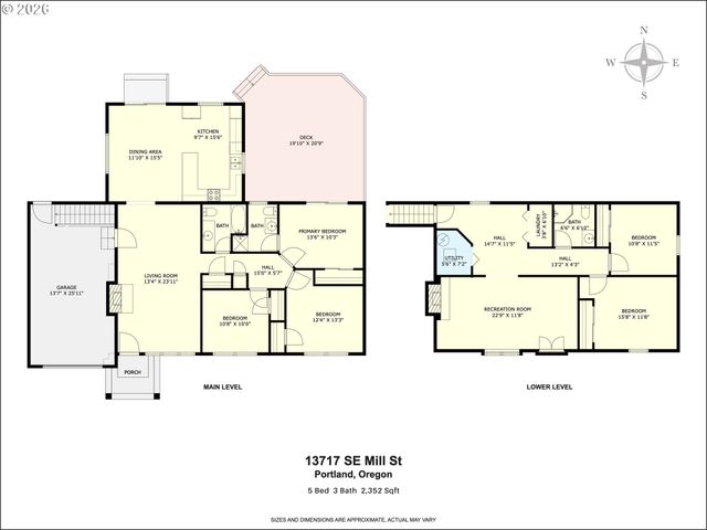13717 Se MILL St, Portland, OR 97233
