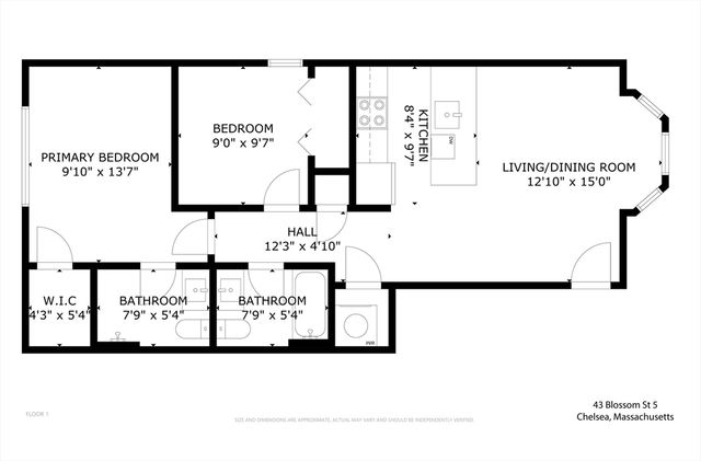 43-45 Blossom St 3, Chelsea, MA 02150