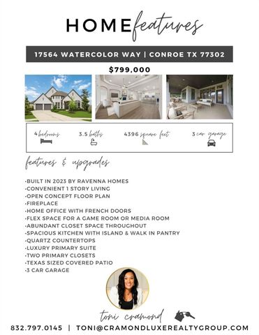 17564 Watercolor Way, Conroe, TX 77302