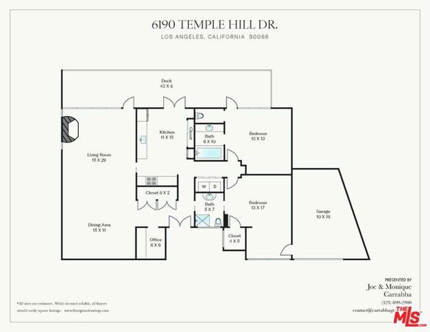 6190 Temple Hill Drive, Los Angeles, CA 90068