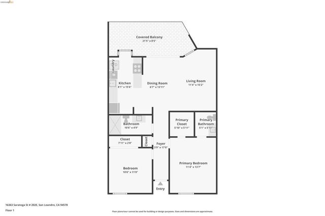16363 Saratoga St 202E, San Leandro, CA 94578