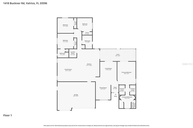 1418 BUCKNER ROAD, Valrico, FL 33596