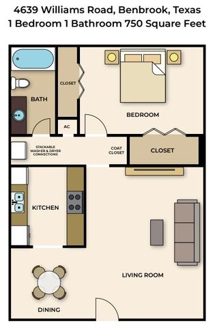 4639 Williams Road 105, Benbrook, TX 76116
