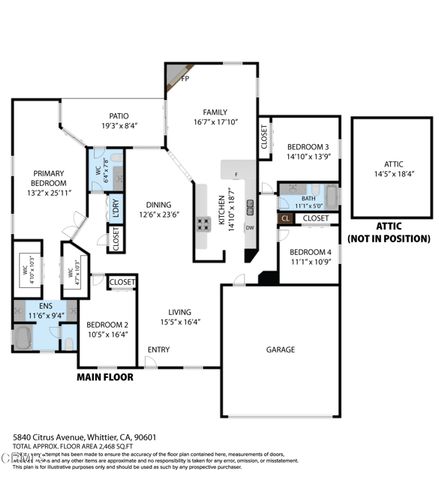 5840 Citrus Avenue, Whittier, CA 90601