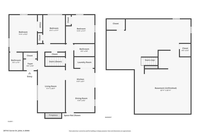 20718 S Sarver Drive, Shorewood, IL 60404