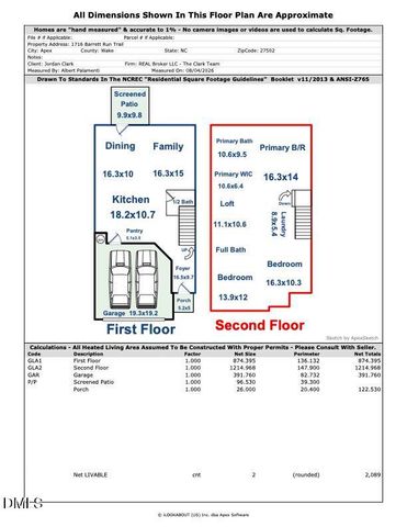 1716 Barrett Run Trail, Apex, NC 27502