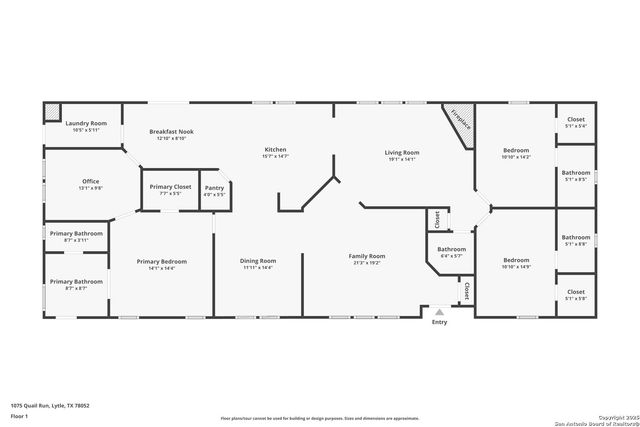 1075 Quail Run, Lytle, TX 78052