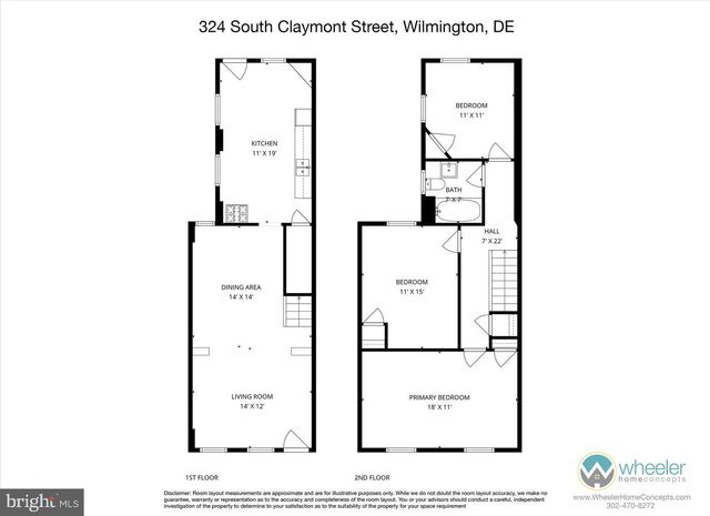 324 S CLAYMONT ST, Wilmington, DE 19801