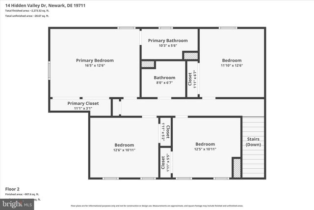 14 HIDDEN VALLEY DR, Newark, DE 19711