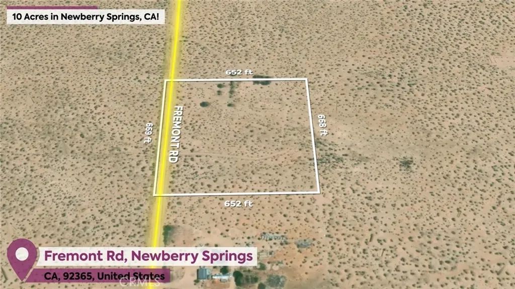 726 Fremont, Newberry Springs, CA 92365