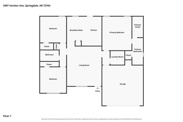 3497 Vanleer Avenue, Springdale, AR 72764