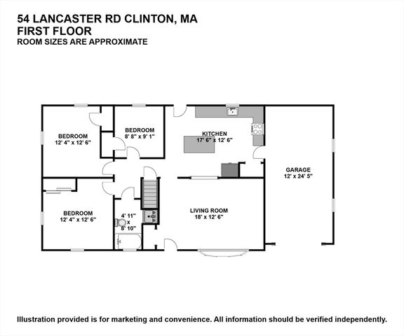 54 Lancaster Rd, Clinton, MA 01510