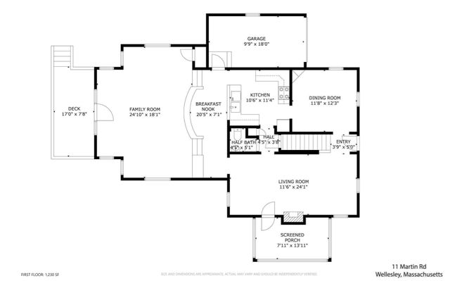 11 Martin Rd, Wellesley, MA 02481