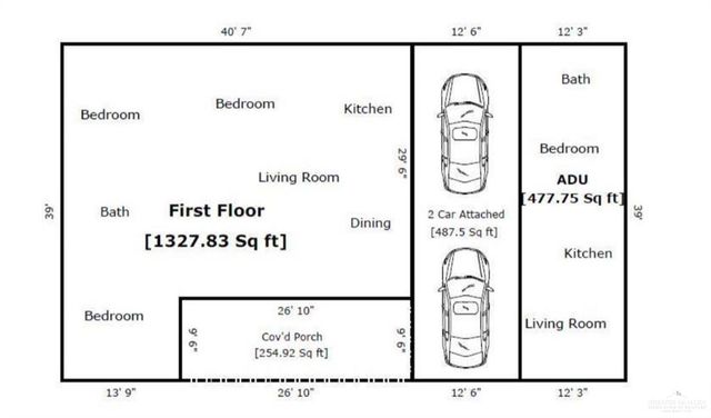 822 Orange Street, Mercedes, TX 78570