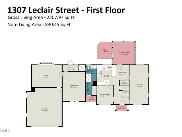 1307 Leclair Street, Chapel Hill, NC 27517
